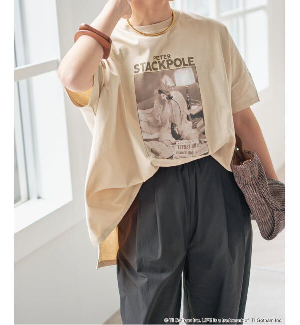 Spick and Span「《予約》GOOD ROCK SPEED / グッドロックスピード LPC 別注フォトドルマンTシャツ 2」|Tシャツ・カットソー|