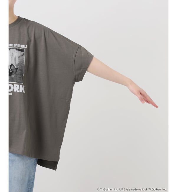 Spick and Span「《予約》GOOD ROCK SPEED / グッドロックスピード LPC 別注フォトドルマンTシャツ 2」|Tシャツ・カットソー|