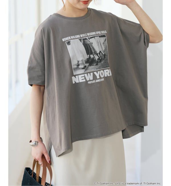 Spick and Span「《予約》GOOD ROCK SPEED / グッドロックスピード LPC 別注フォトドルマンTシャツ 2」|Tシャツ・カットソー|