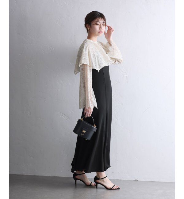  「レイヤードケープドレス」|ドレス|