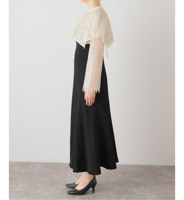  「レイヤードケープドレス」|ドレス|