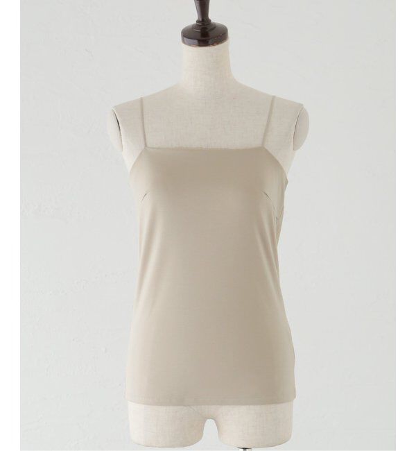  「《追加6》カップ付きキャミソール」|インナー|ベージュ
