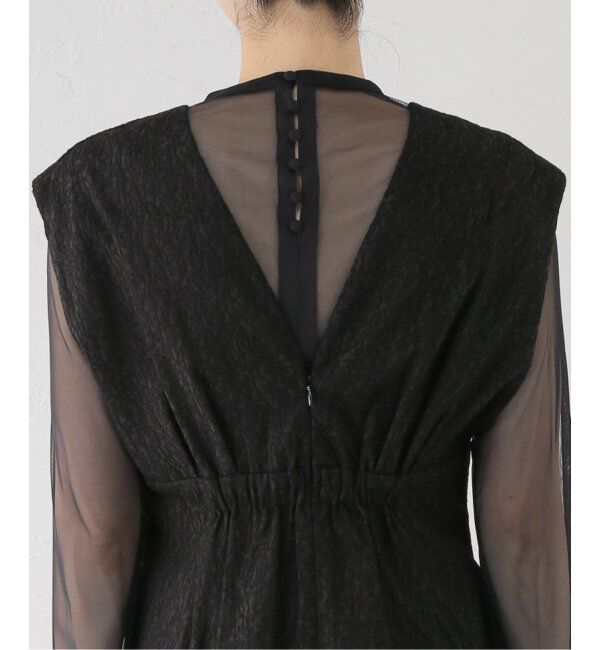  「Vラインジャガードドレス」|ドレス|