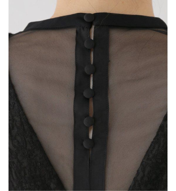  「Vラインジャガードドレス」|ドレス|