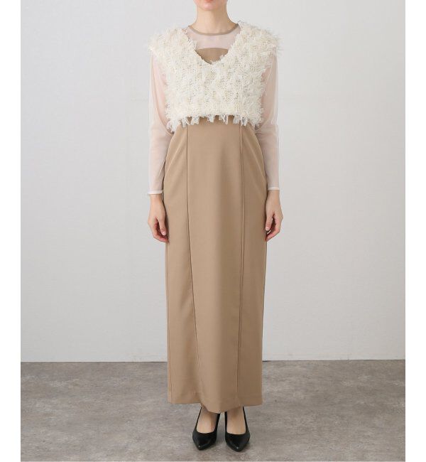  「ニットコンビドレス」|ドレス|