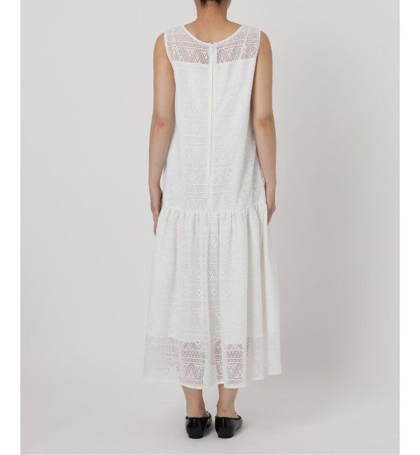  「【洗える】レースティアードワンピース」|ワンピース|