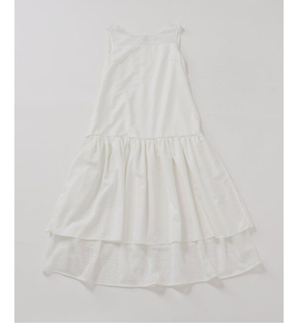  「【洗える】レースティアードワンピース」|ワンピース|