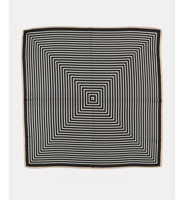  「【洗える】グラフィックパターンスカーフ」|バンダナ・スカーフ|