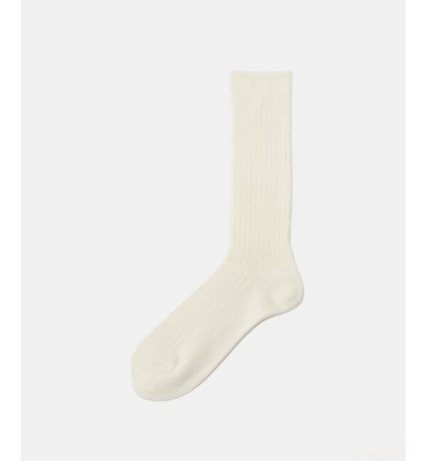  「piedinudi /ピエディヌーディSIMPLE RIB」|ソックス|ホワイト