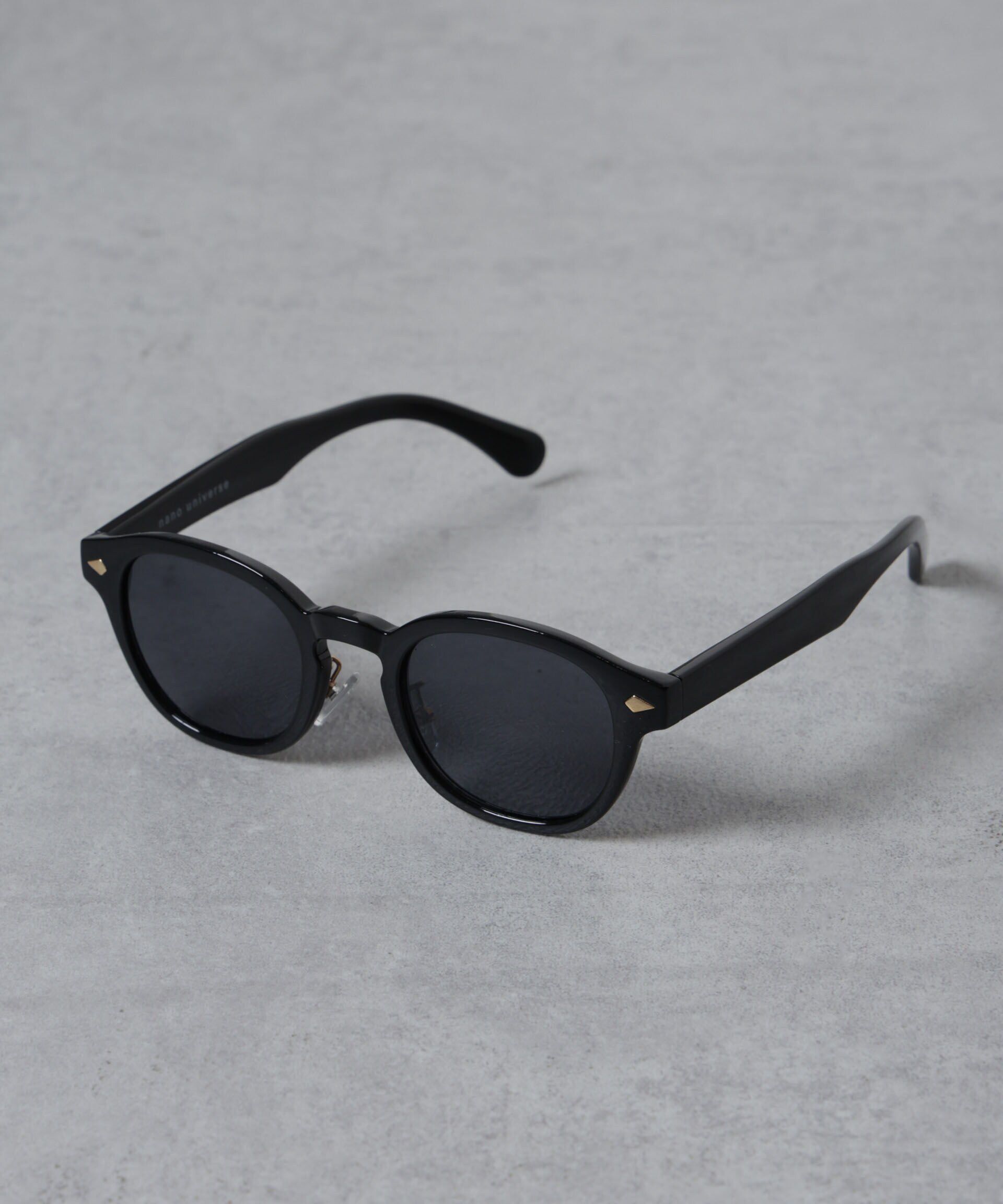 nano･universe「ウエリントン型スモークサングラス」|メガネ|