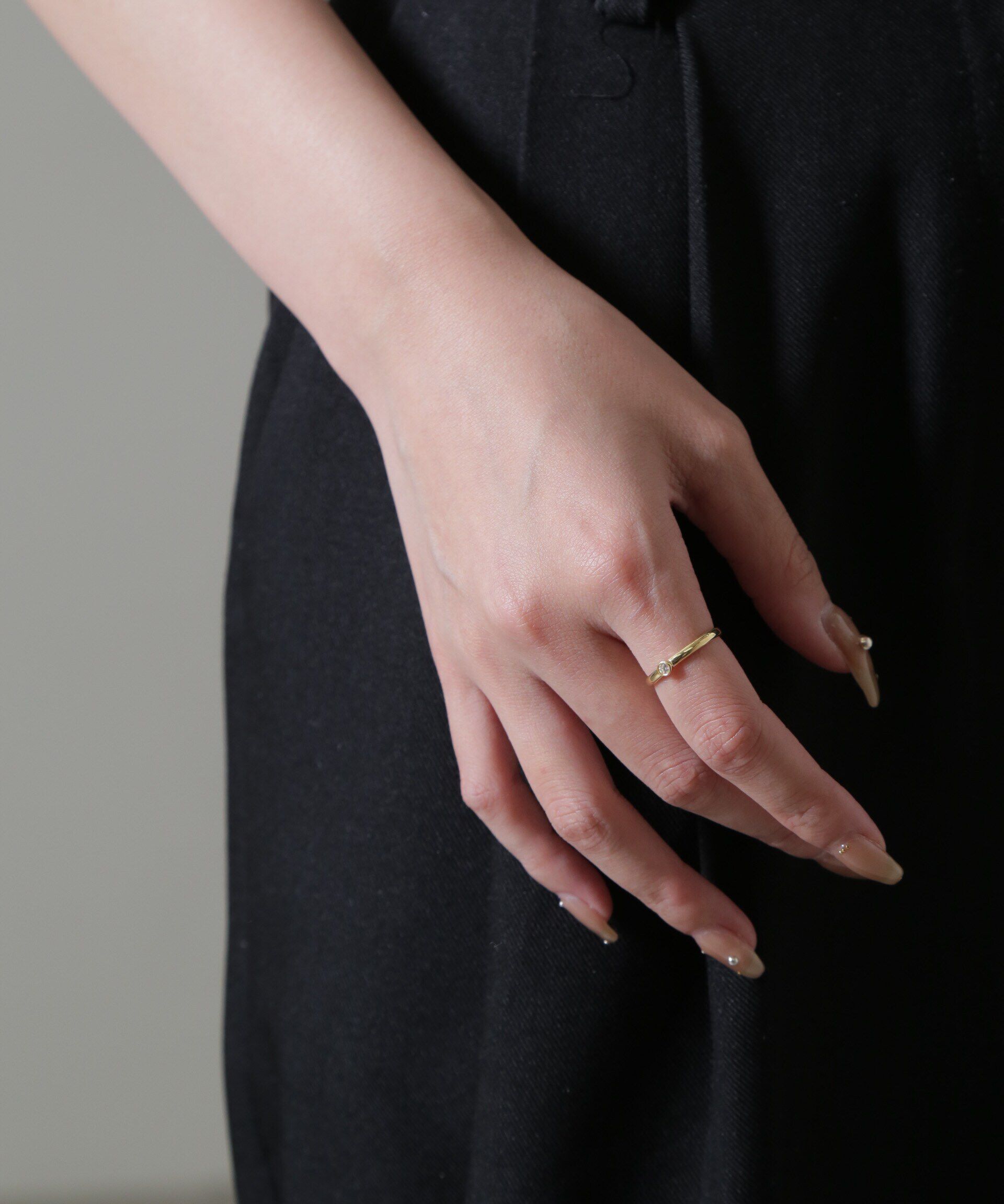 nano･universe「RAGBAG/Odette Mini Ring」|リング|ゴールド