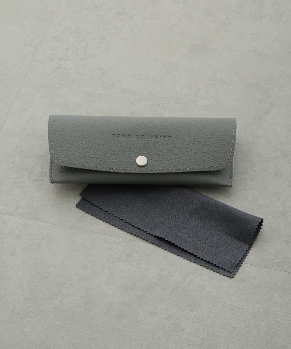 nano･universe「アイウェア/ボストン型 セルフレーム」|メガネ|