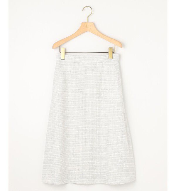 組曲「【KUMIKYOKU NAVY】ラメループモールツイード フレアスカート」|スカート|