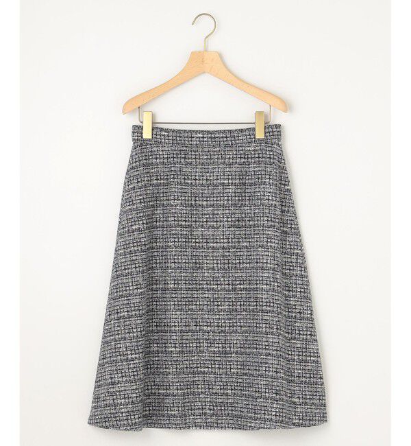 組曲「【KUMIKYOKU NAVY】ラメループモールツイード フレアスカート」|スカート|