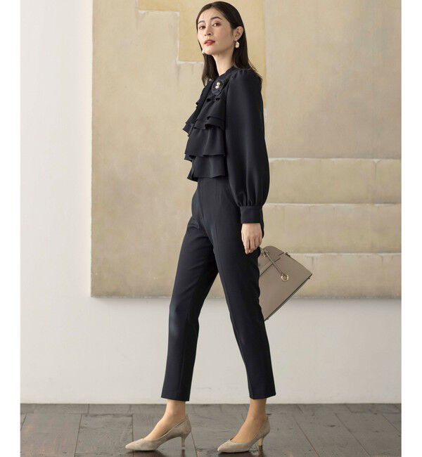 組曲「【KUMIKYOKU NAVY】コンフォータブルドレープフリル テーパードパンツ」|その他|