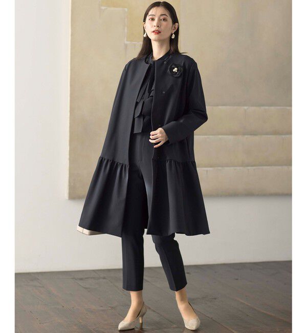 組曲「【KUMIKYOKU NAVY】コンフォータブルドレープフリル テーパードパンツ」|その他|