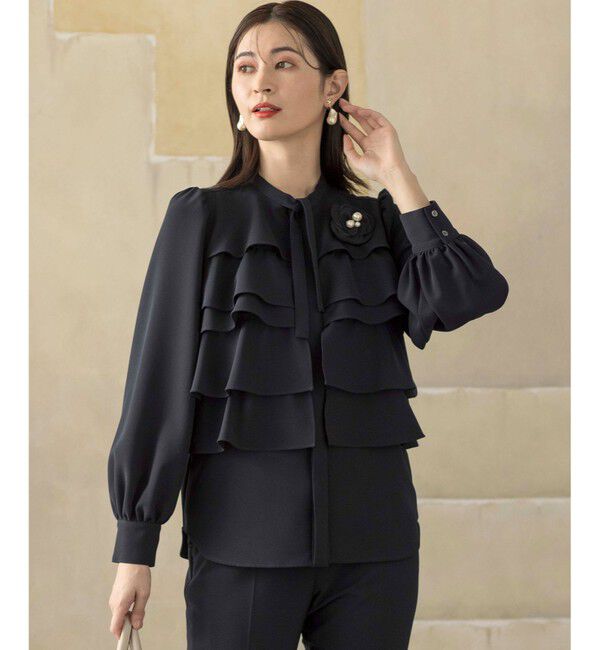 組曲「エアリーフラワーパールコサージュ」|ブローチ・コサージュ|