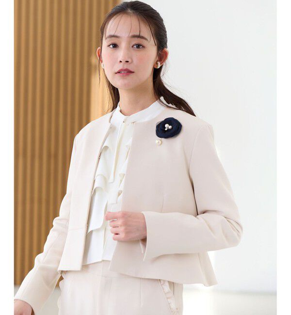 組曲「エアリーカメリアラペルピン」|ブローチ・コサージュ|