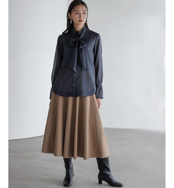 組曲「【ご好評につき追加販売 / 加藤ローサさん着用】ハンサムツイルフレア スカート」|スカート|