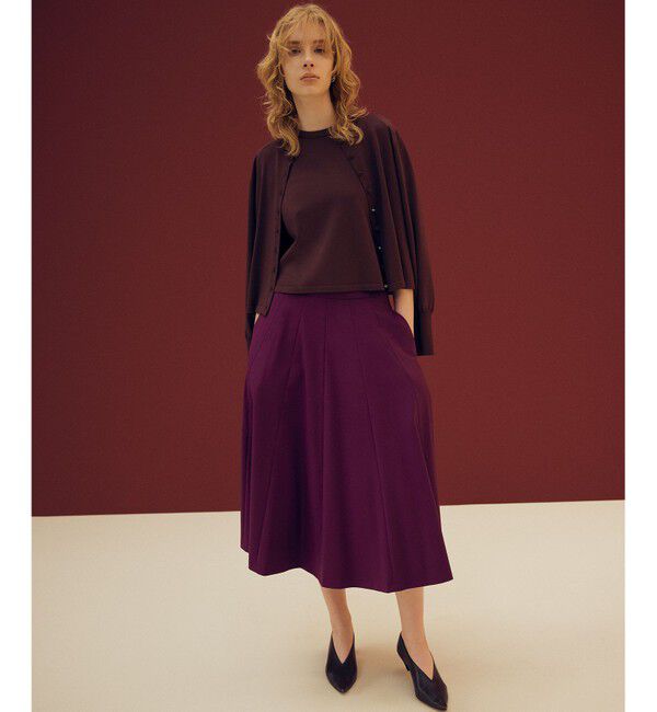 組曲「【ご好評につき追加販売 / 加藤ローサさん着用】ハンサムツイルフレア スカート」|スカート|