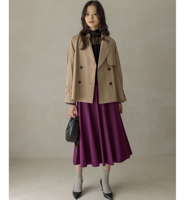 組曲「【ご好評につき追加販売 / 加藤ローサさん着用】ハンサムツイルフレア スカート」|スカート|