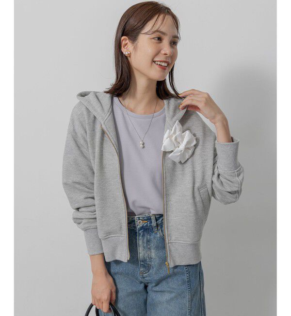 組曲「リボンレイヤードコサージュ」|ブローチ・コサージュ|アイボリー系