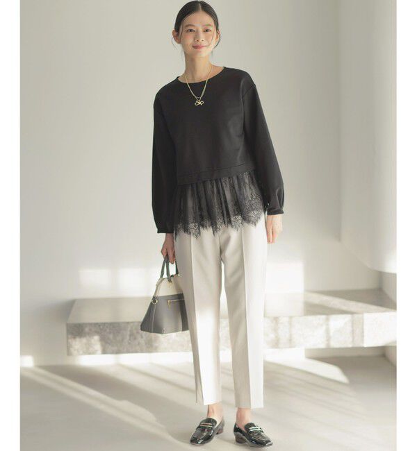 組曲「フレンチテリーレースコンビ カットソー」|Tシャツ・カットソー|