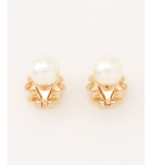 組曲「【2WAY・Flower Collection】フラワー&times;パールライク イヤリング」|イヤリング|