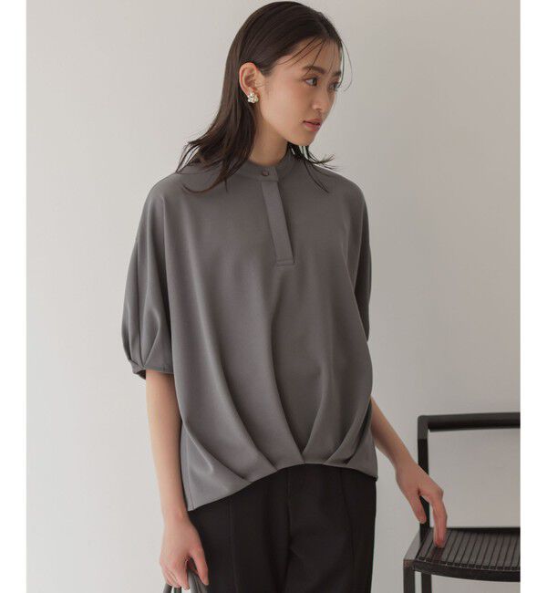 組曲「【WEB限定】ジョーゼットジャージードルマンスリーブ ブラウス」|シャツ・ブラウス|