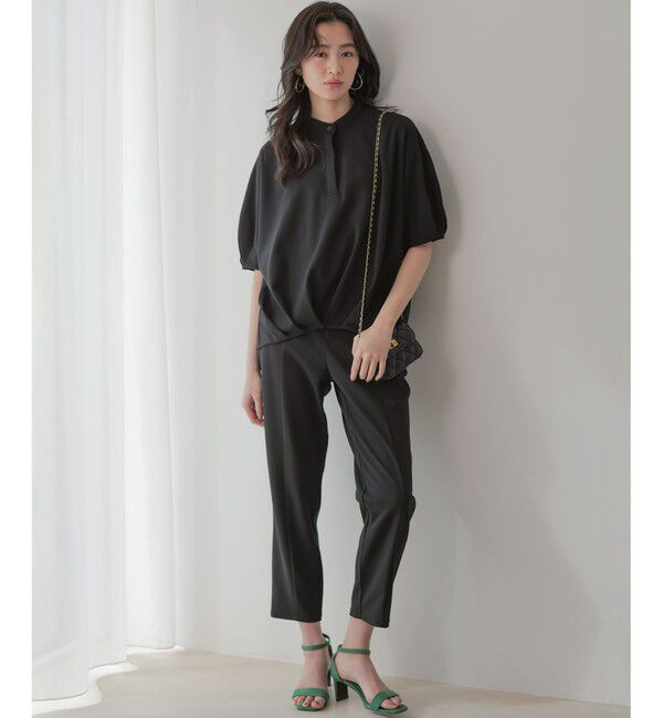 組曲「【WEB限定】ジョーゼットジャージードルマンスリーブ ブラウス」|シャツ・ブラウス|