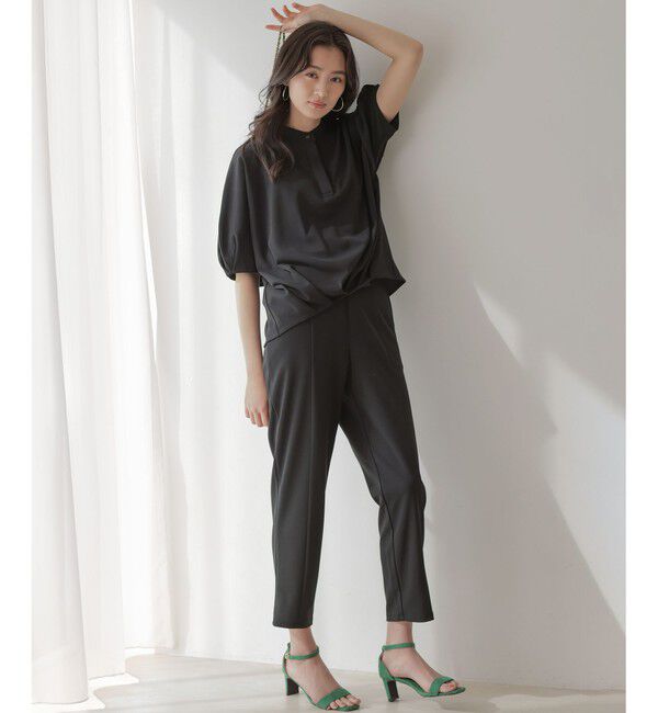 組曲「【WEB限定】ジョーゼットジャージードルマンスリーブ ブラウス」|シャツ・ブラウス|