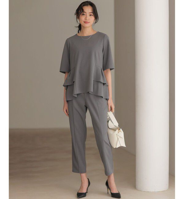 組曲「【WEB限定】ジョーゼットジャージーテーパード パンツ」|その他|