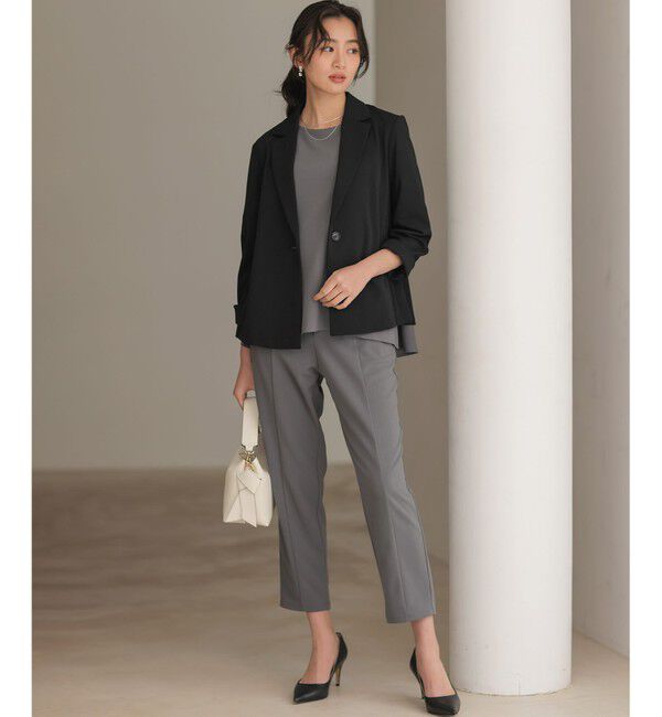 組曲「【WEB限定】ジョーゼットジャージーテーパード パンツ」|その他|