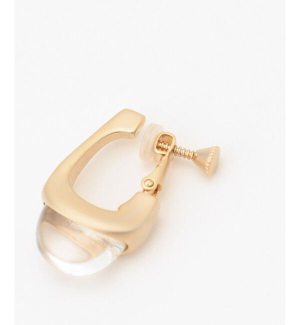 自由区「【WEB限定】クリアポイント イヤリング」|イヤリング|