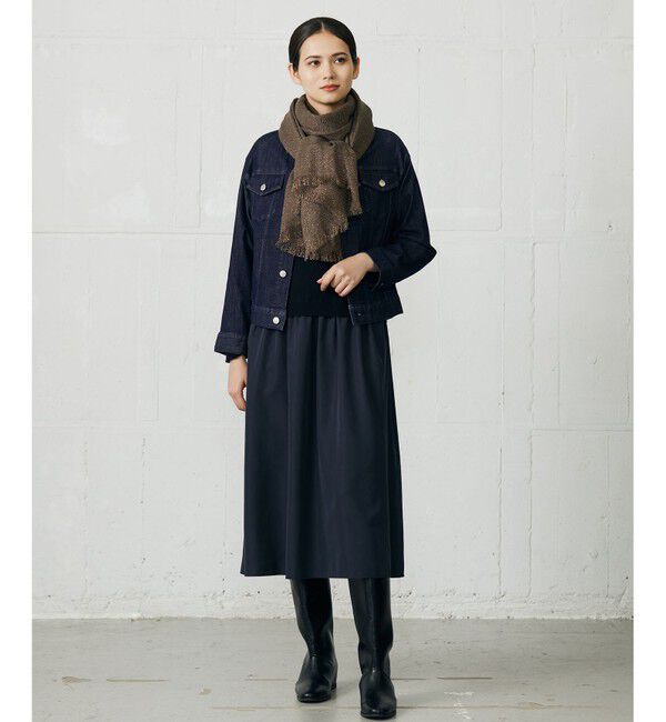 自由区「【カタログ掲載】ウールラメミックス ストール」|ストール|