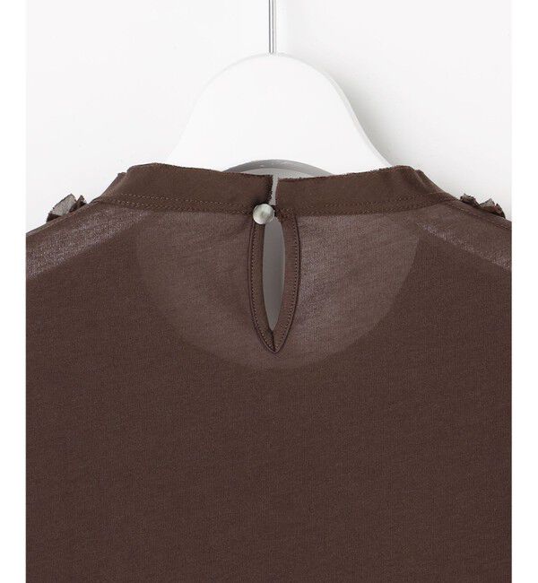 自由区「シアーフリルジャージー カットソー」|Tシャツ・カットソー|