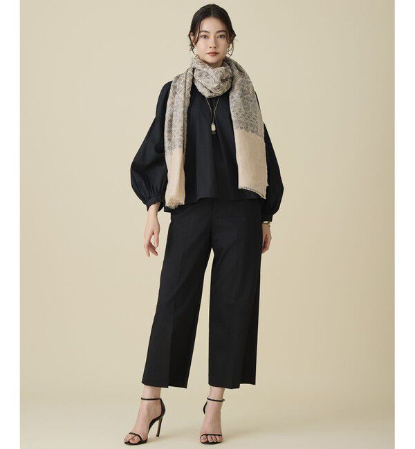 自由区「レースエンブロイダリー ストール」|バンダナ・スカーフ|