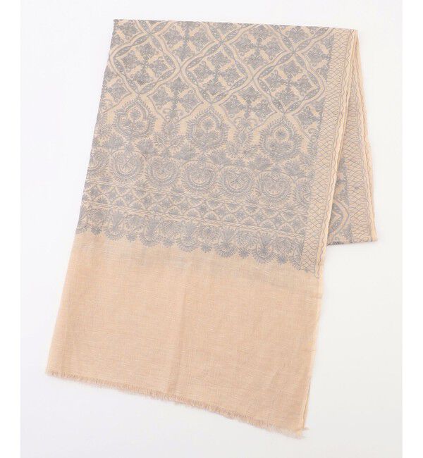 自由区「レースエンブロイダリー ストール」|バンダナ・スカーフ|