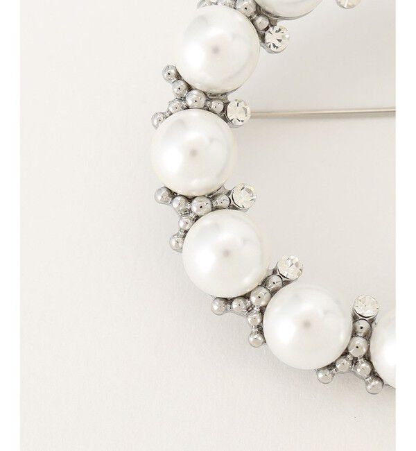 23区「【VERY3月号掲載】パールリング ブローチ」|ブローチ・コサージュ|