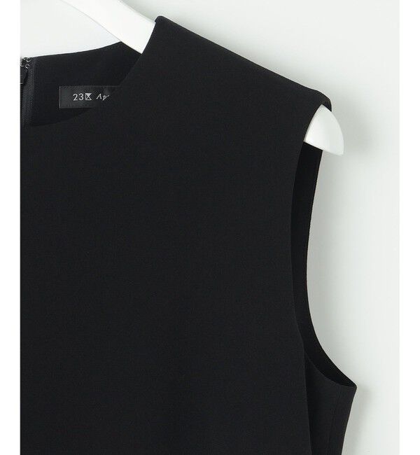 23区「【APPLAUDIR】クリアジョーゼットコンビ ドレス」|ドレス|