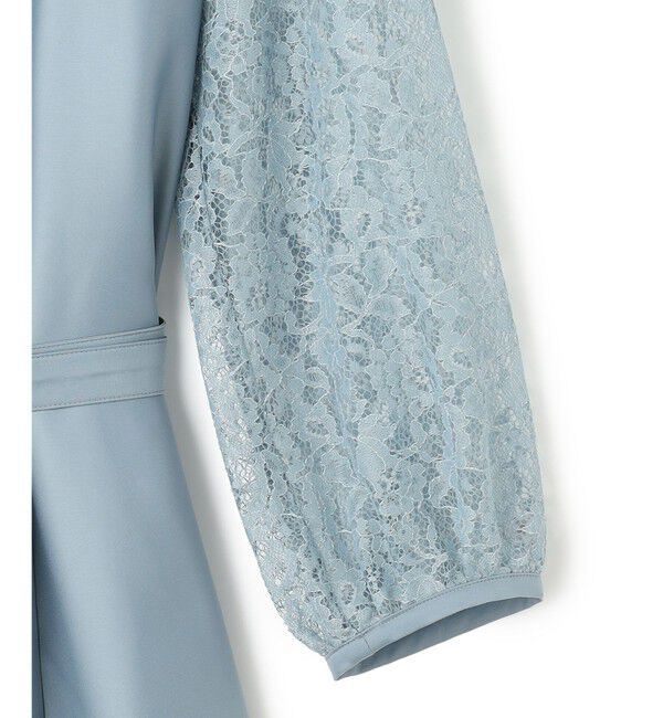 23区「【APPLAUDIR】ノーブルサテン レースコンビドレス」|ドレス|