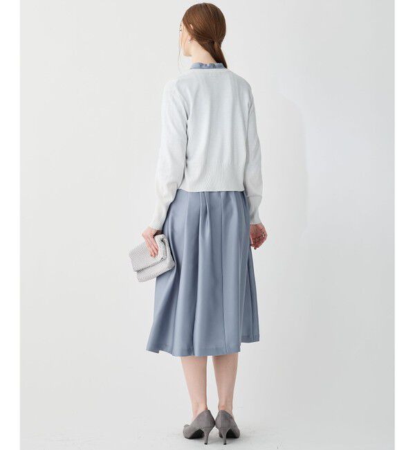 23区「【APPLAUDIR】ノーブルサテン レースコンビドレス」|ドレス|