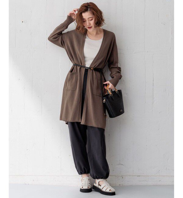 23区「【新色追加/見上愛さん着用】オーガニック コットンリブ タンクトップ」|タンクトップ|