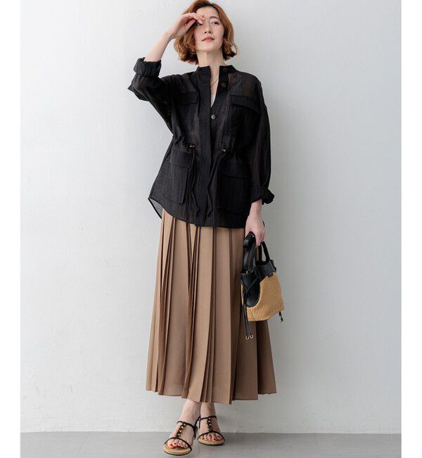 23区「【新色追加/見上愛さん着用】オーガニック コットンリブ タンクトップ」|タンクトップ|