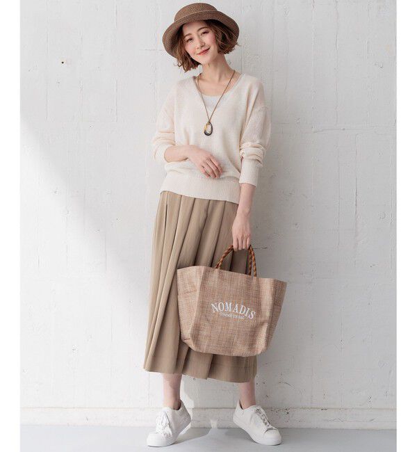 23区「【新色追加/見上愛さん着用】オーガニック コットンリブ タンクトップ」|タンクトップ|