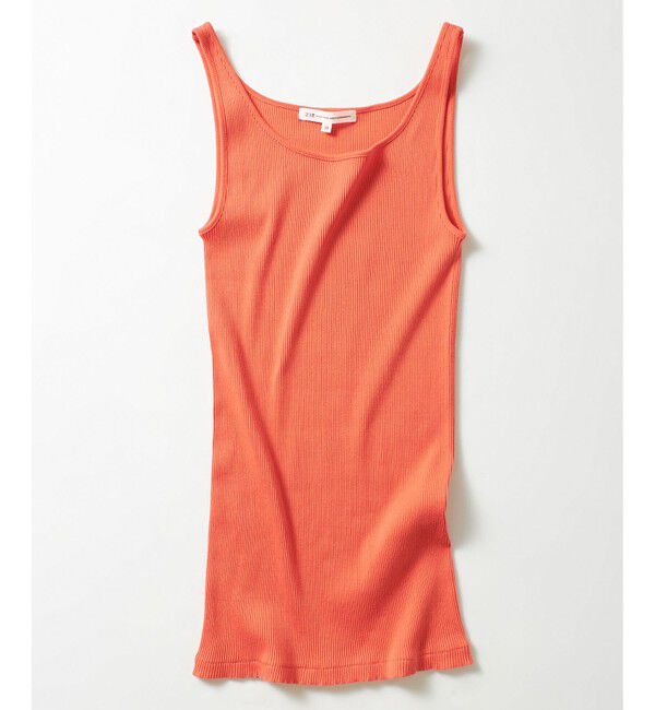 23区「【新色追加/見上愛さん着用】オーガニック コットンリブ タンクトップ」|タンクトップ|オレンジ系