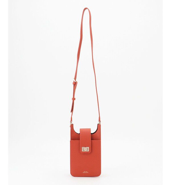 23区「シュリンクフェイクレザーミニショルダー」|ショルダー・メッセンジャー|テラコッタ系