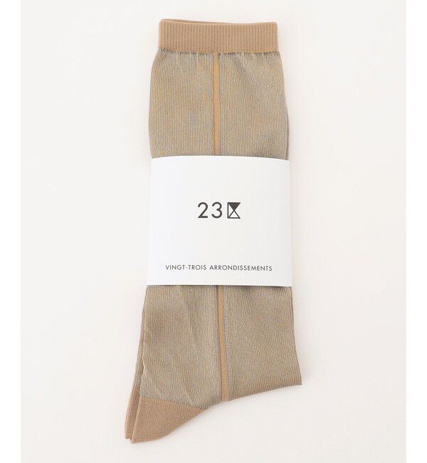 23区「シアー クルーソックス」|ソックス|