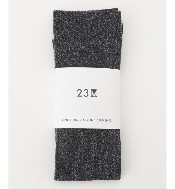 23区「ラメ ロングソックス」|ソックス|