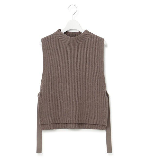 23区「【洗える】コットンリリー ニットベスト」|ニット・セーター|